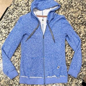 Roxy Heather Blue Women's Zip-Up Hoodie size M